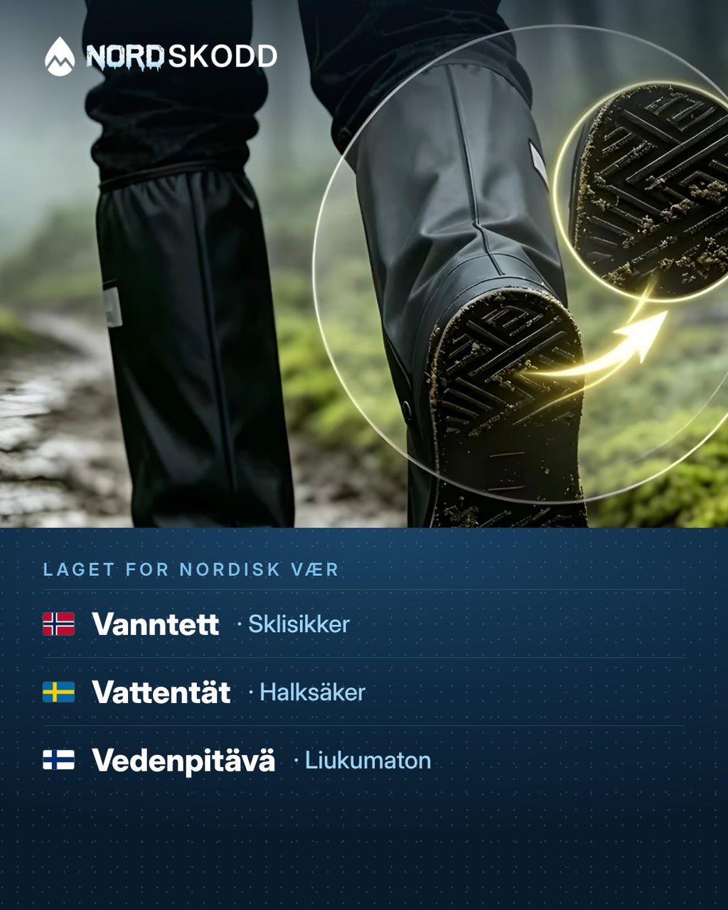 Nordskodd Vanntette Skoovertrekk